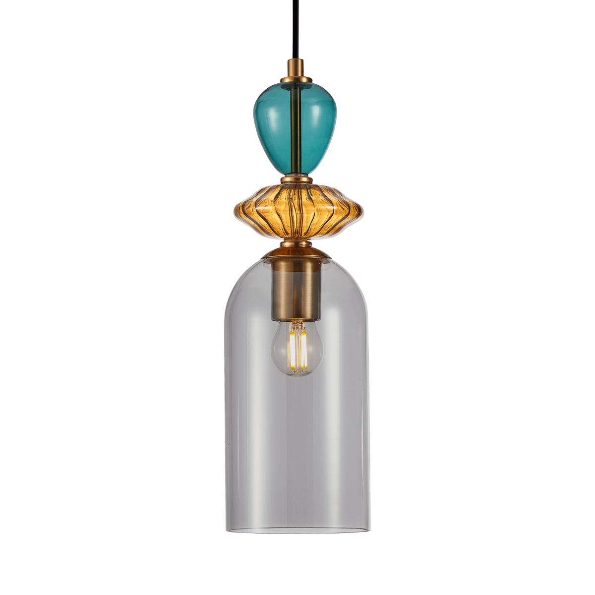 Підвісний світильник ITALUX PND-30263-1C-BRO-SG Busco купити