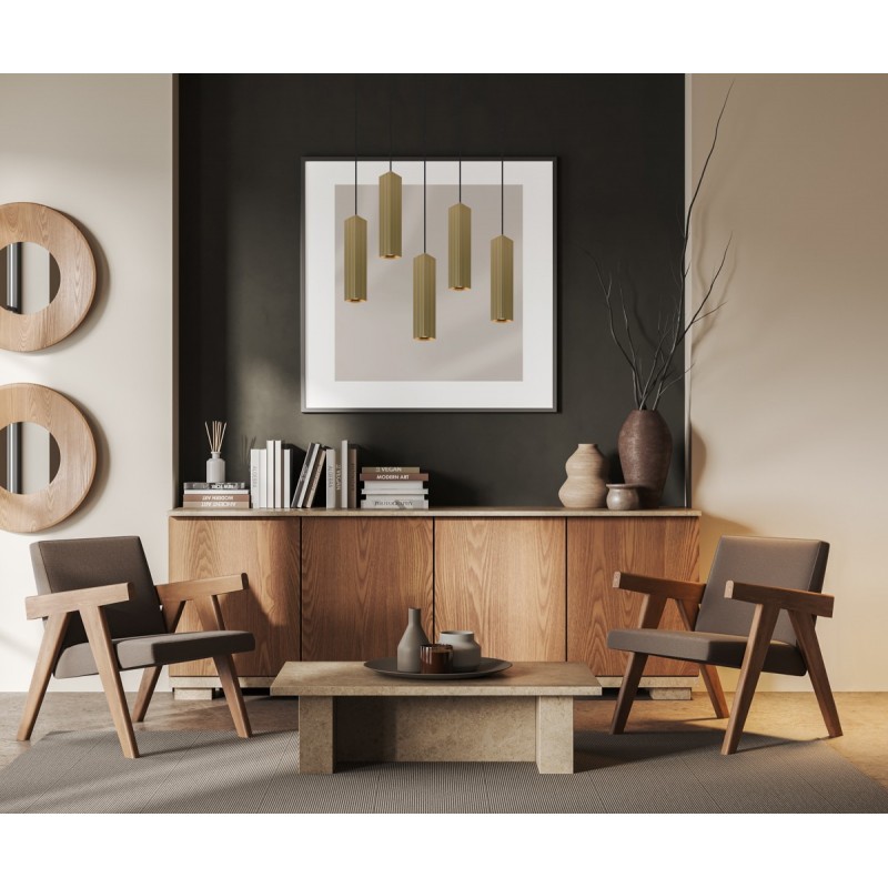 Підвісний світильник ITALUX PND-37492-1-GD Tecno купити