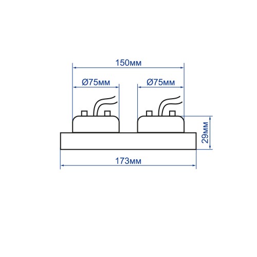 Вбудований поворотний світильник Feron DL0385 білий (01781) купити