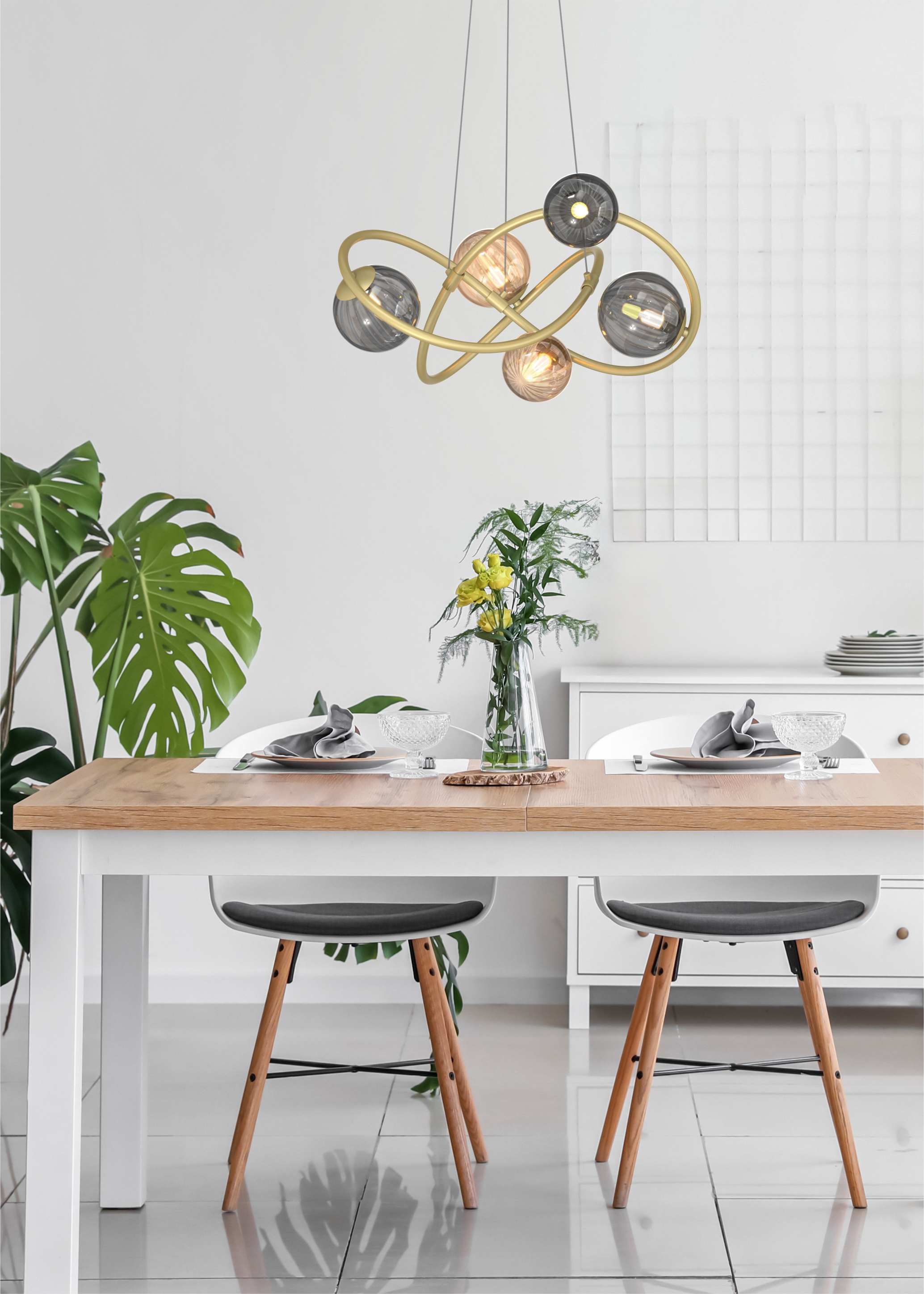 Підвісний світильник Zuma Line MD4922-5-EGBDN ARLON купити