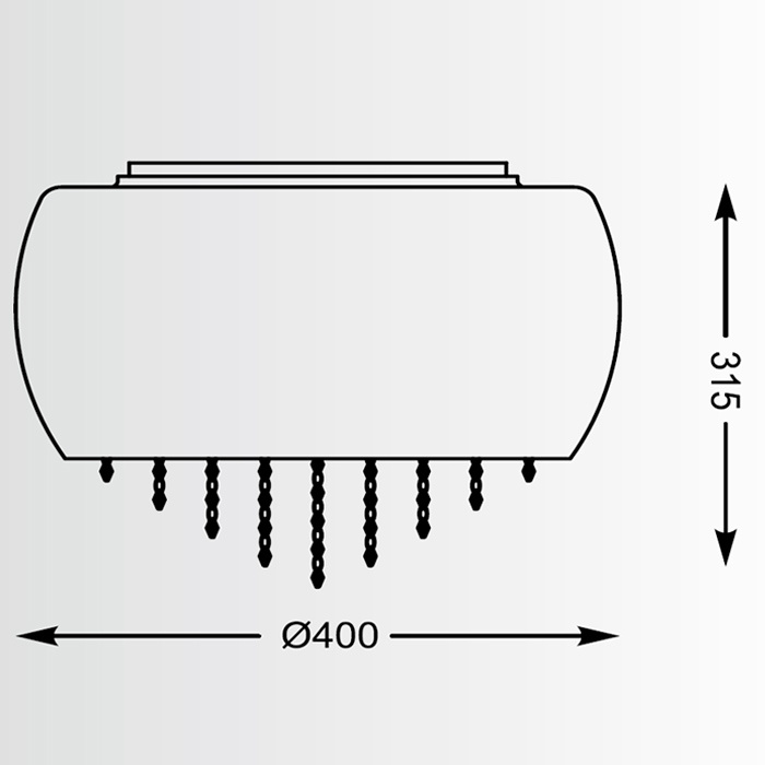 Люстра Zuma Line C0076-05K-F4GQ VISTA купити
