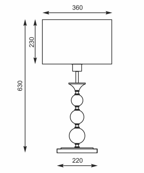 Настільна лампа Zuma Line RLT93163-1GW Rea (68602) купити