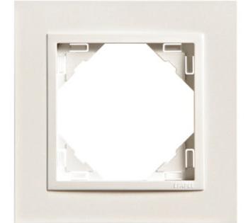 Рамка одинарна універсальна LOGUS лід металік крижаний (90910 TEE) купити