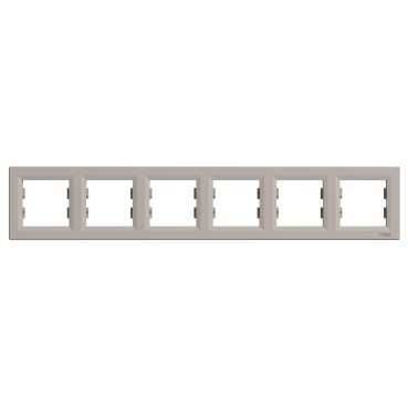 Рамка 6-постова горизонтальна, бронза (EPH5800669) купити