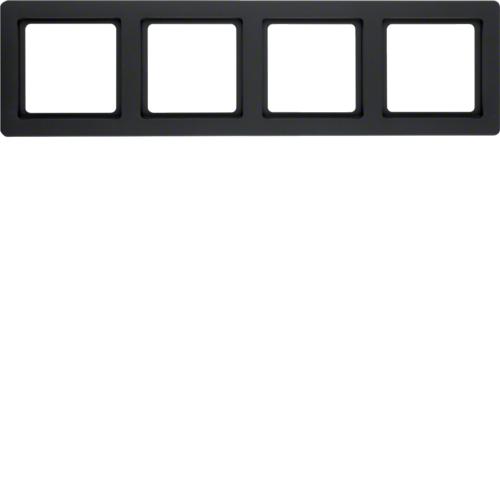 Рамка 4Х антрацит, Q.1 10146086 купити