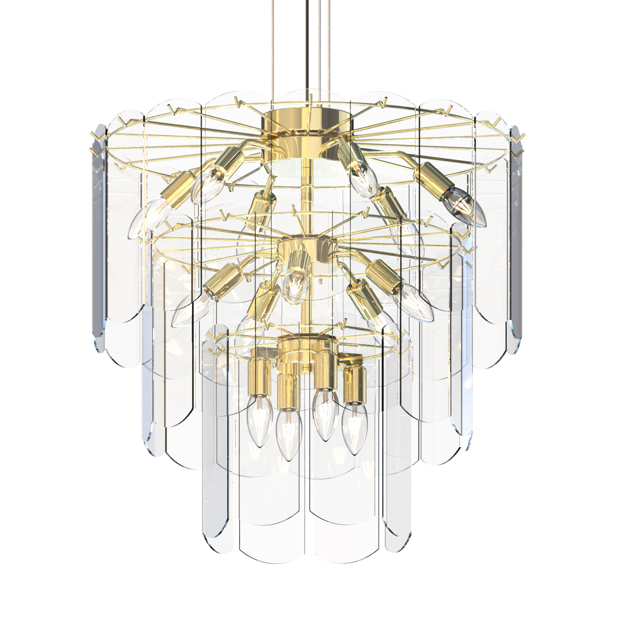 Підвісний світильник Zuma Line MD3523-14L-EGN NIRA купити