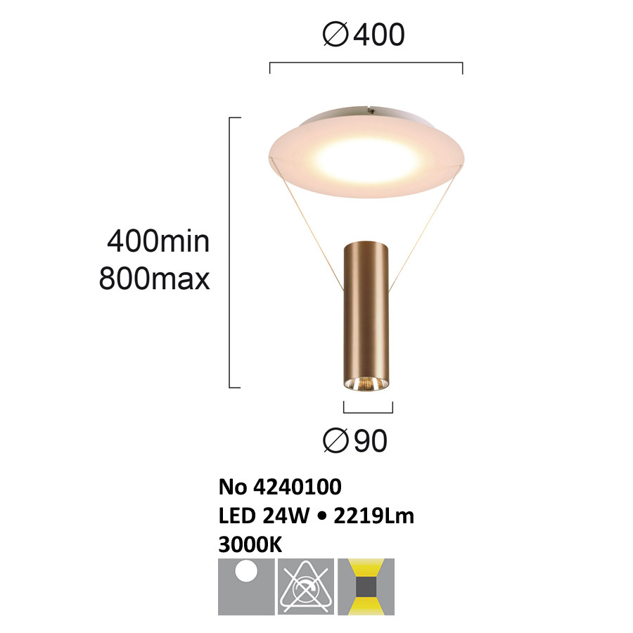 Люстра Viokef RAMON 4240100 купити