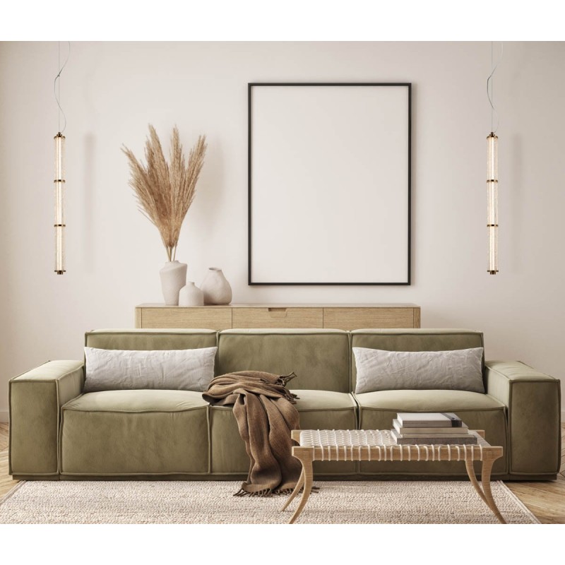 Підвісний світильник ITALUX PND-26384-3V-GD-CL Sanpo купити