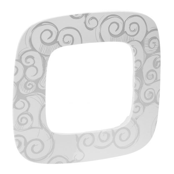 Рамка 1 пост, нарцисс хром, Valena ALLURE (754341) купити