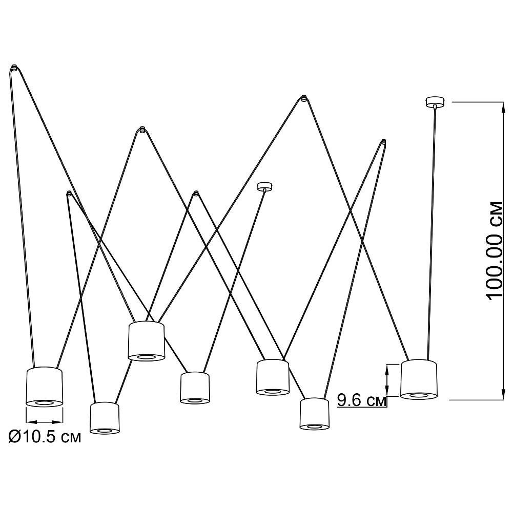 Подвесной светильник ImperiumLight Tokyo Big 3747100.05.05 купити