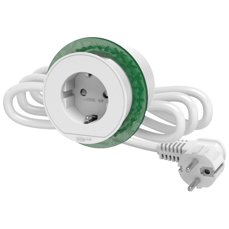 БЛОК РОЗЕТ. 1x (2К+З) , INS44000, белый купити