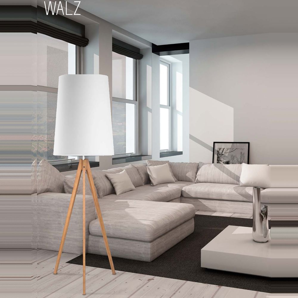 Торшер TK LIGHTING 5047 WALZ WHITE купити