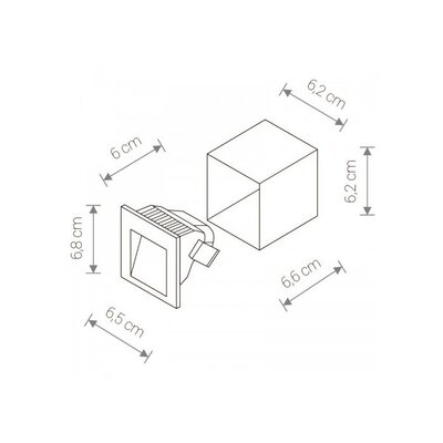Світильник точковий Nowodvorski 6907 Step купити