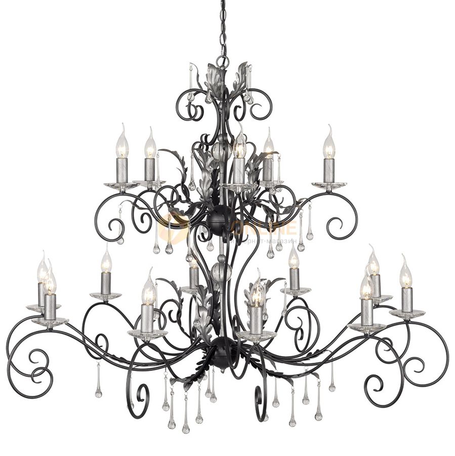 Люстра Elstead AML15 BLK/SILVER AMARILLI купити