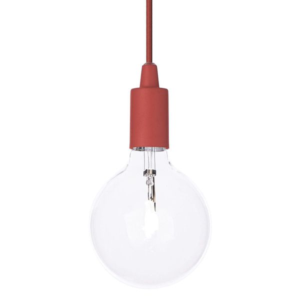Подвесной светильник Ideal Lux EDISON SP1 ROSSO купити