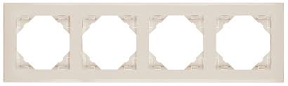 Рамка 4-місна універсальна LOGUS слонова кістка (90940 TMF) купити