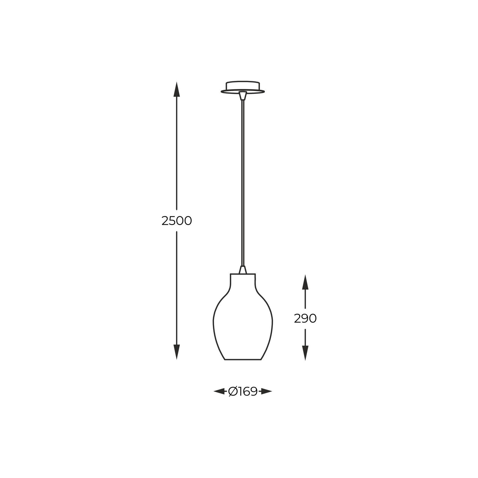 Подвесной светильник Zuma Line P19066A-D18 Bresso купити