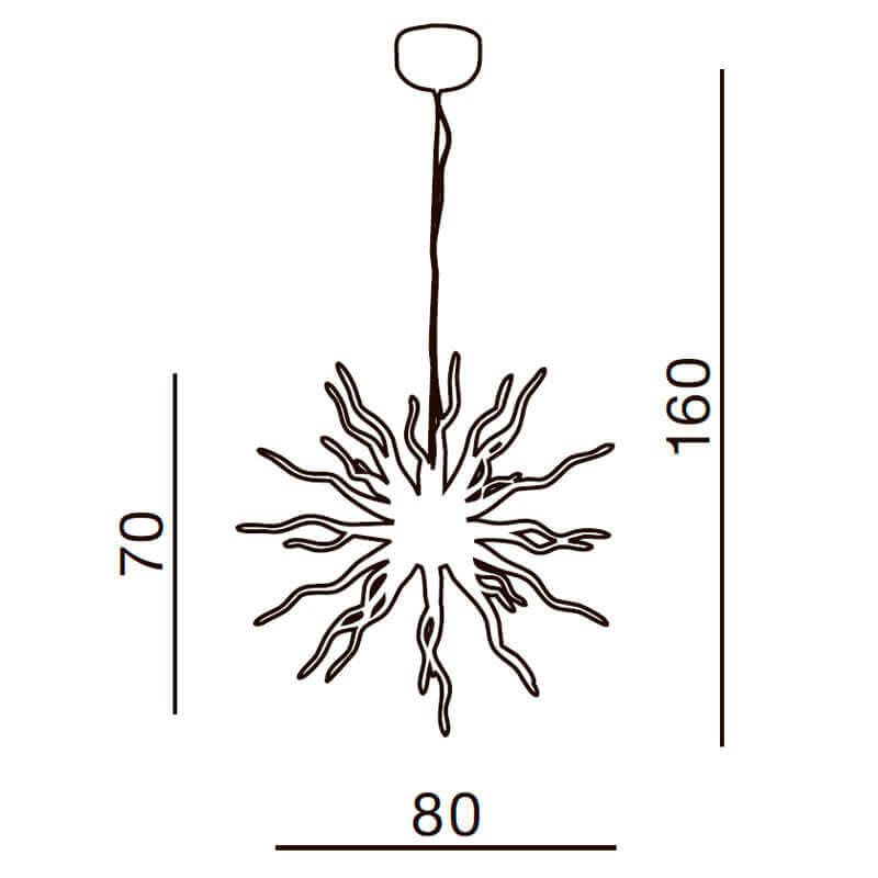 Люстра Azzardo AZ0039 Octopus купити