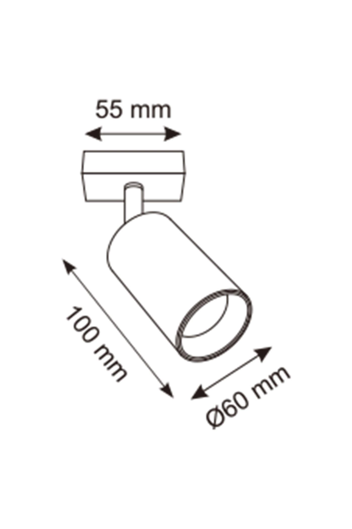 Спот Zumaline OB-2202BD-1-BK WADE (24787) купити