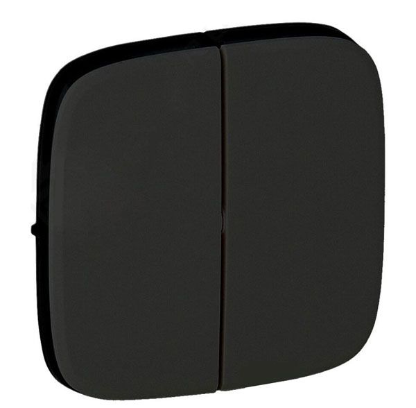 Клавиша выключателя 2-клавишного, антрацит, Valena ALLURE (755028) купити