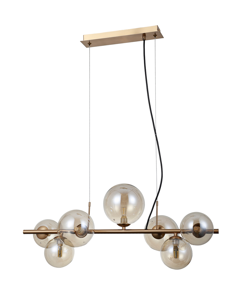 Люстра підвісна ITALUX PND-406007-7-HBR Canello купити