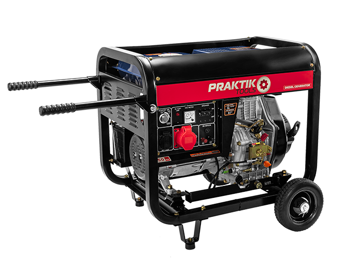 Дизельний генератор PRAKTIK TOOLS 4.8кВт PT7501D купити