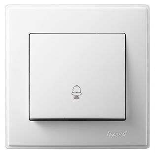 Кнопка дзвінка Lezard Lesya, білий (705-0202-103) купити