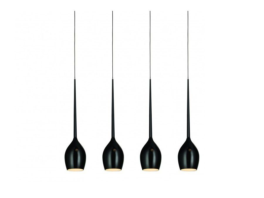 Подвесной светильник Azzardo IZZA 4 MD 1288B-4BL SHINYBLACK (5901238401001) купити