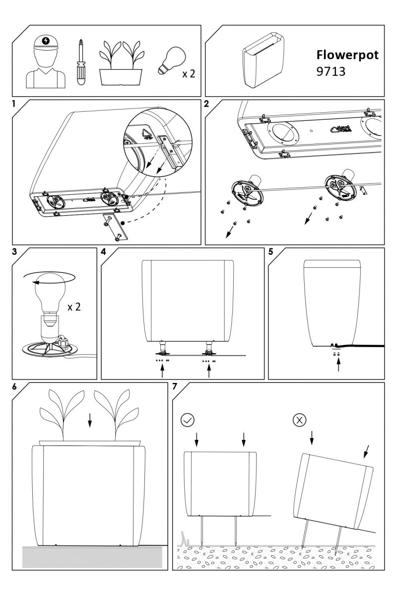 Уличные светильники Nowodvorski 9713 Flowerpot купити