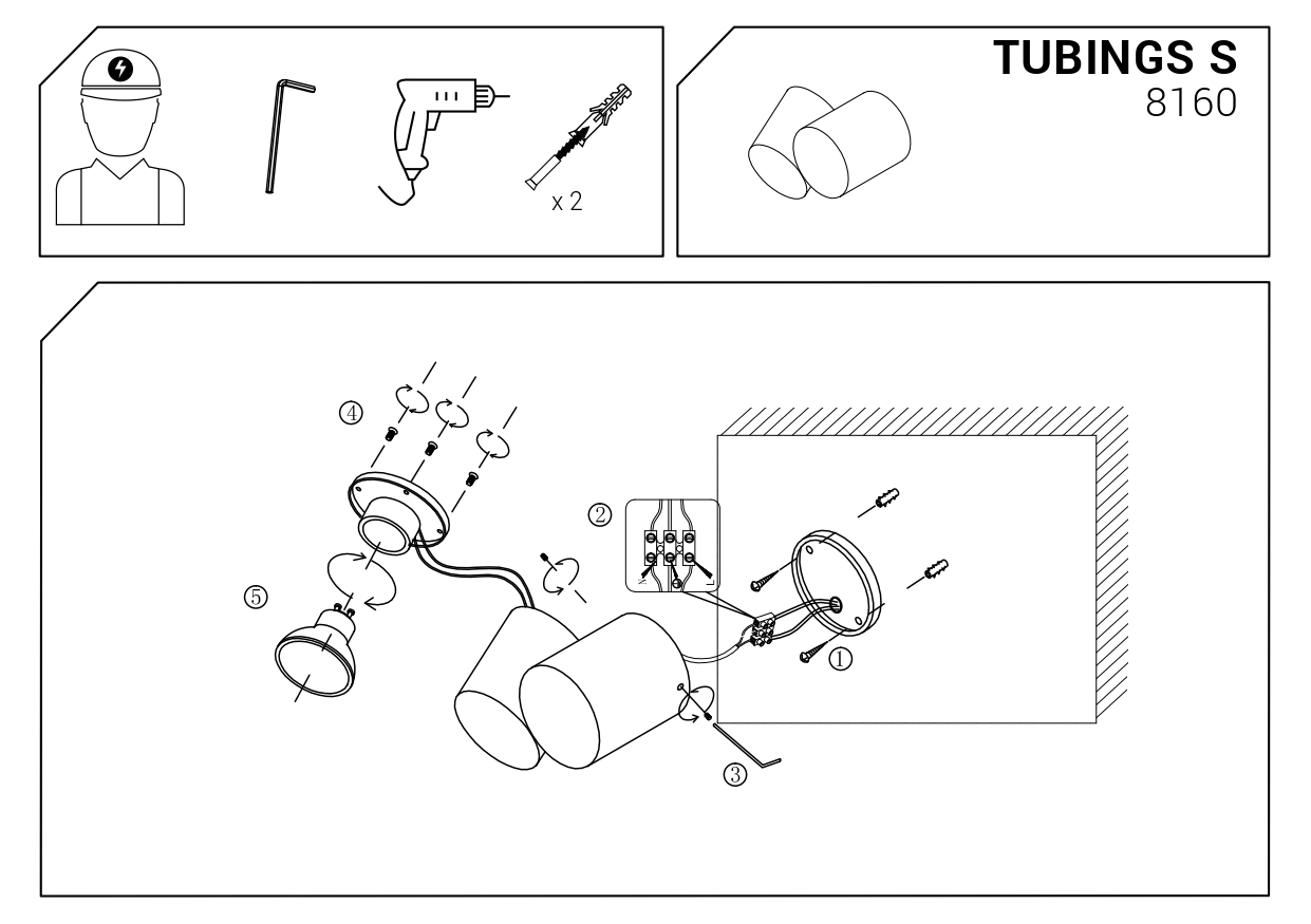 Точковий світильник Ideal Lux 259277 LOOK PL1 H95 NERO купити