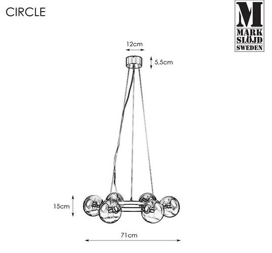 Люстра Markslojd 108050 CIRCLE купити