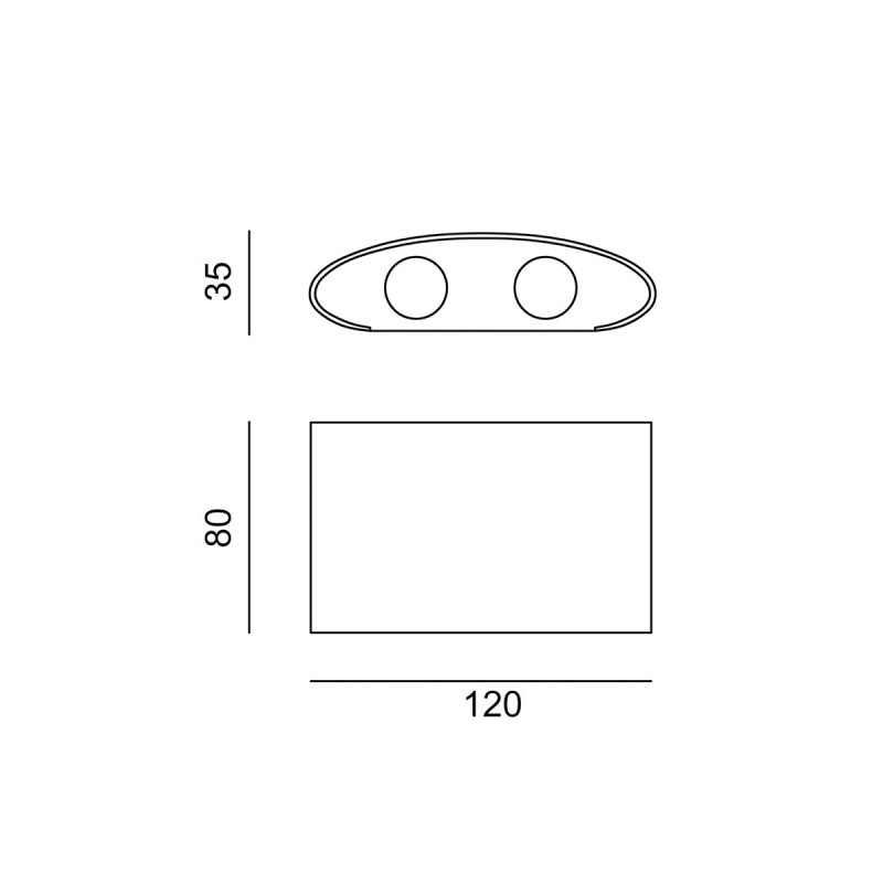 Вуличний світильник ITALUX OWL-451-2-BL Ortelo купити