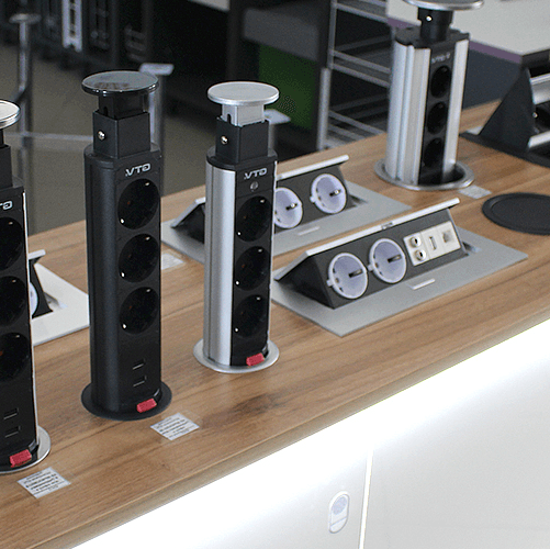 Видвижні меблеві розетки купити от 528 грн