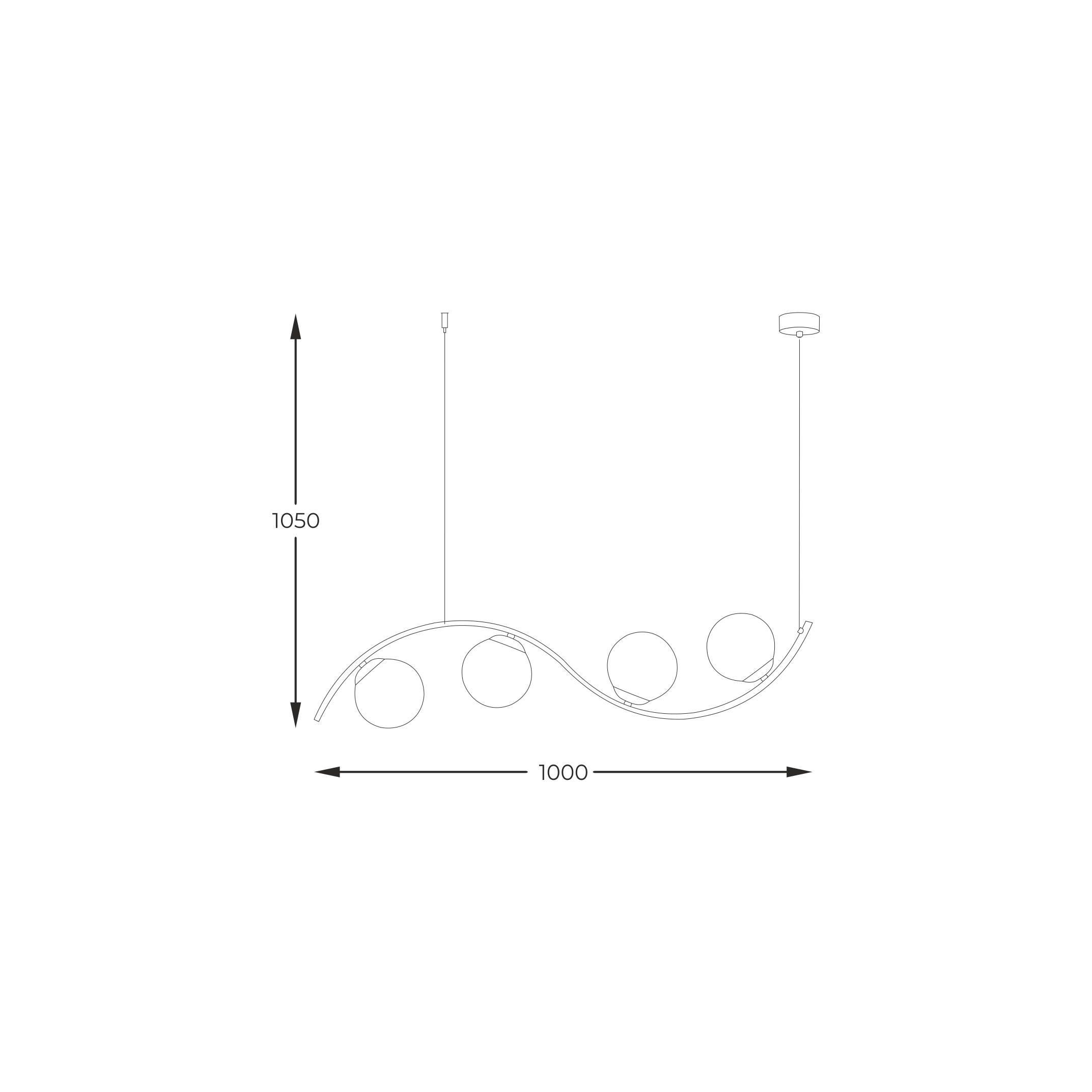 Підвісний світильник Zuma Line 5014 WAVE купити