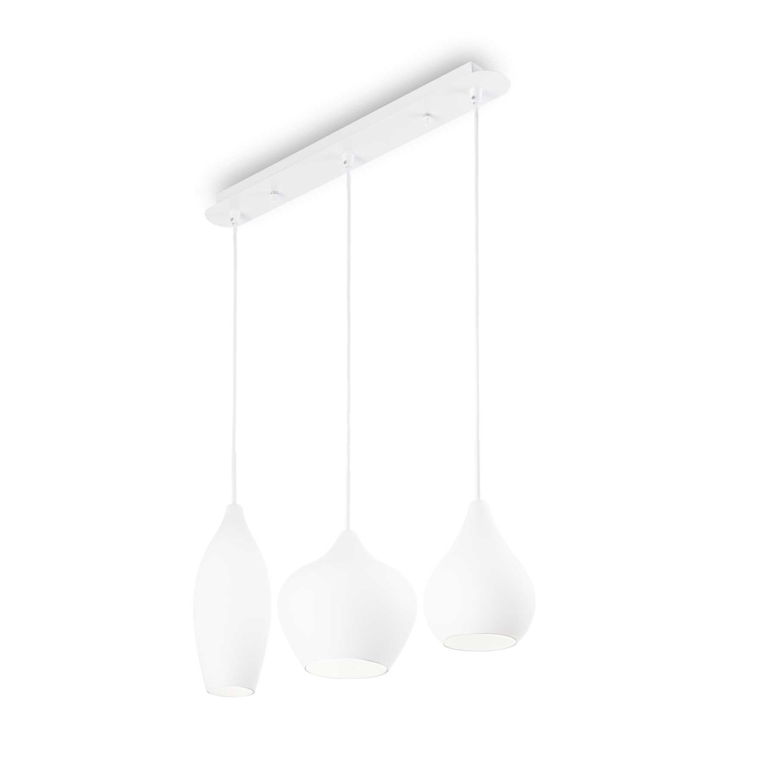 Подвесной светильник Ideal Lux SOFT SB3 BIANCO купити