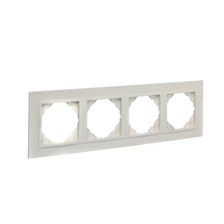 Рамка 4-місна універсальна LOGUS перламутровий металік (90940 TPP) купити