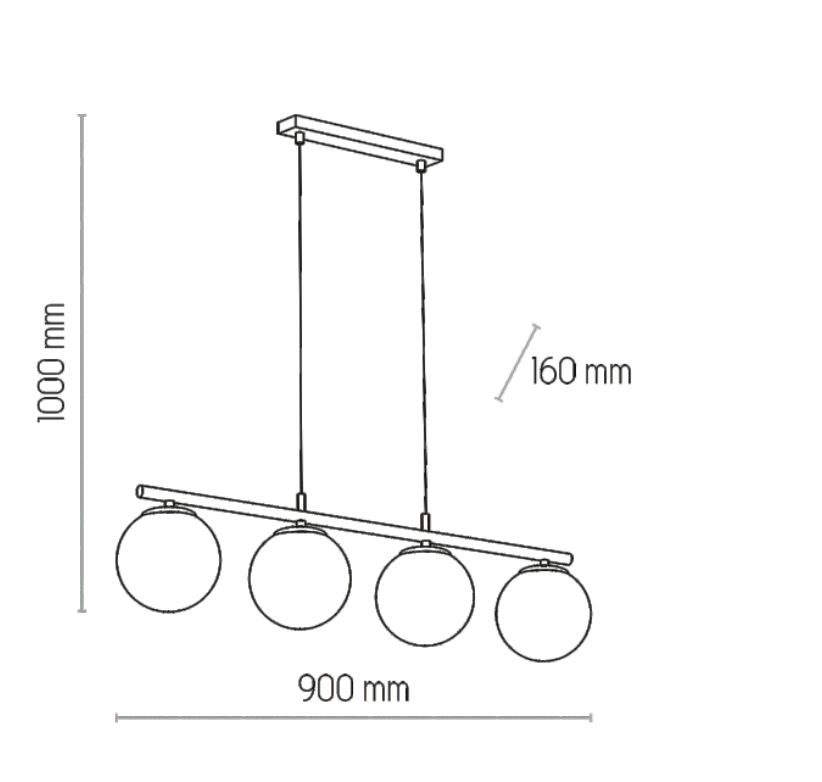 Подвесной светильник TK Lighting 3480 MAXI (49589) купити