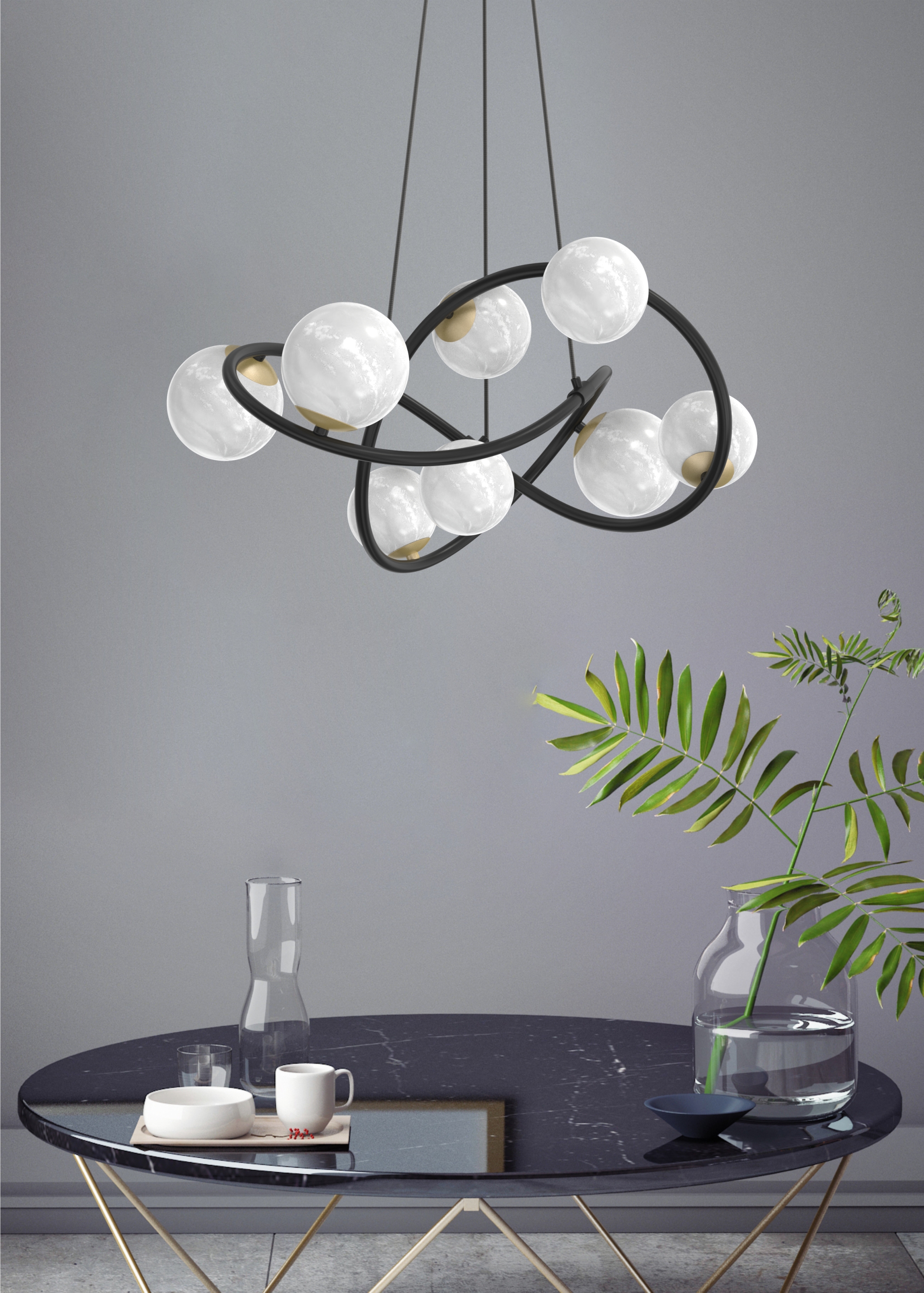 Підвісний світильник Zuma Line MD4922-8-EBGN NISYRO купити