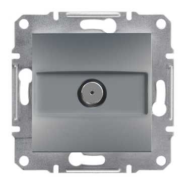 Супутникова розетка sat прохідна, сталь (EPH3700262) купити