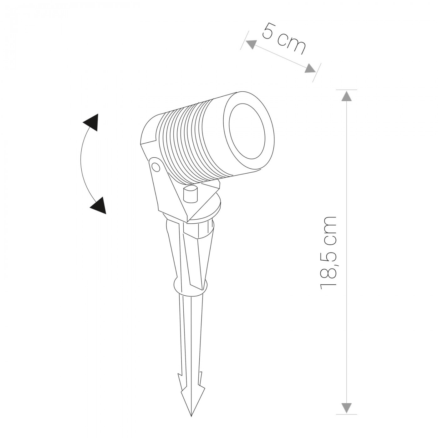 Уличный светильник Nowodvorski 9100 Spike LED купити