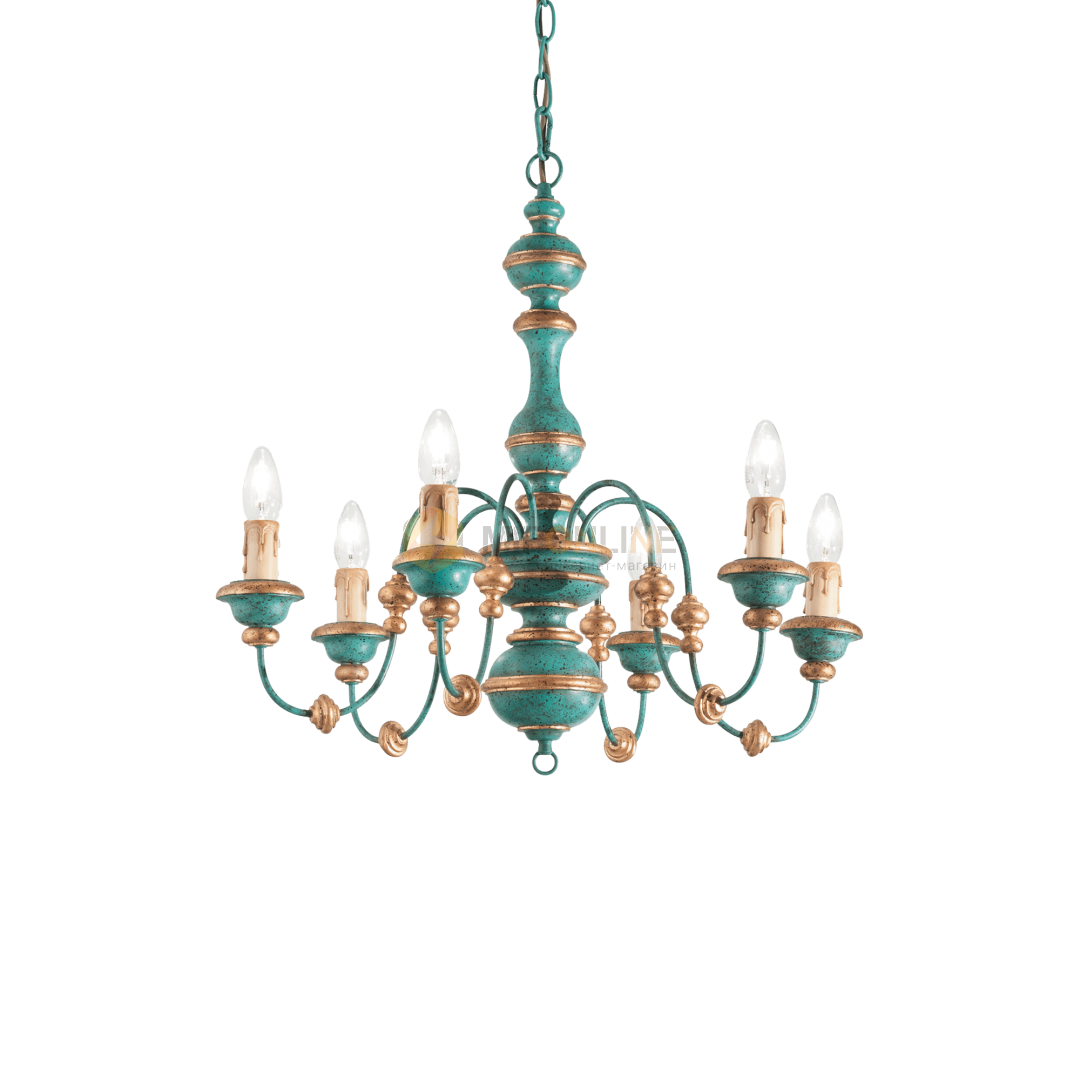 Люстра Ideal Lux SP6 PISA (093550) купити