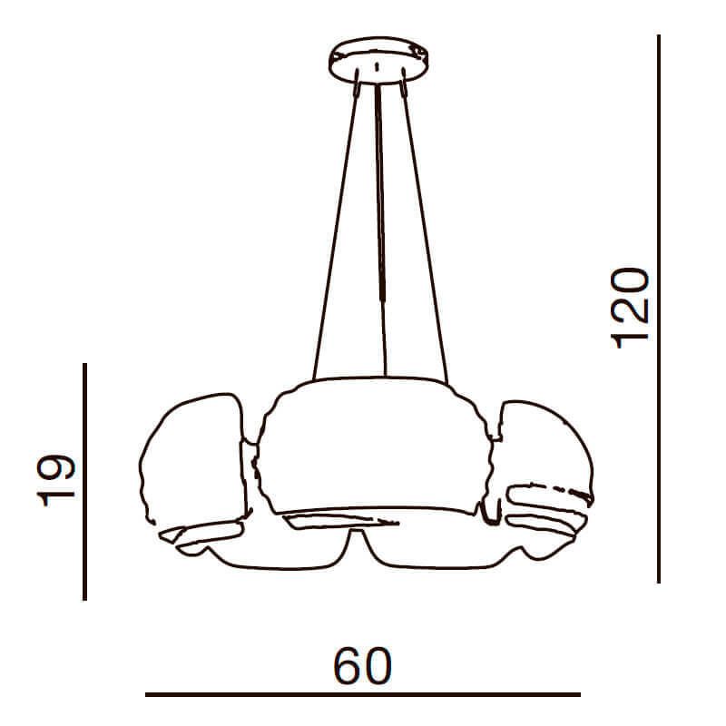 Люстра Azzardo AZ0115 Rondo купити