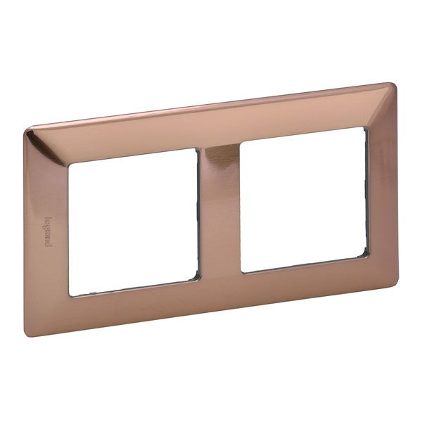 Рамка 2 поста, медь, Valena LIFE (754162) купити