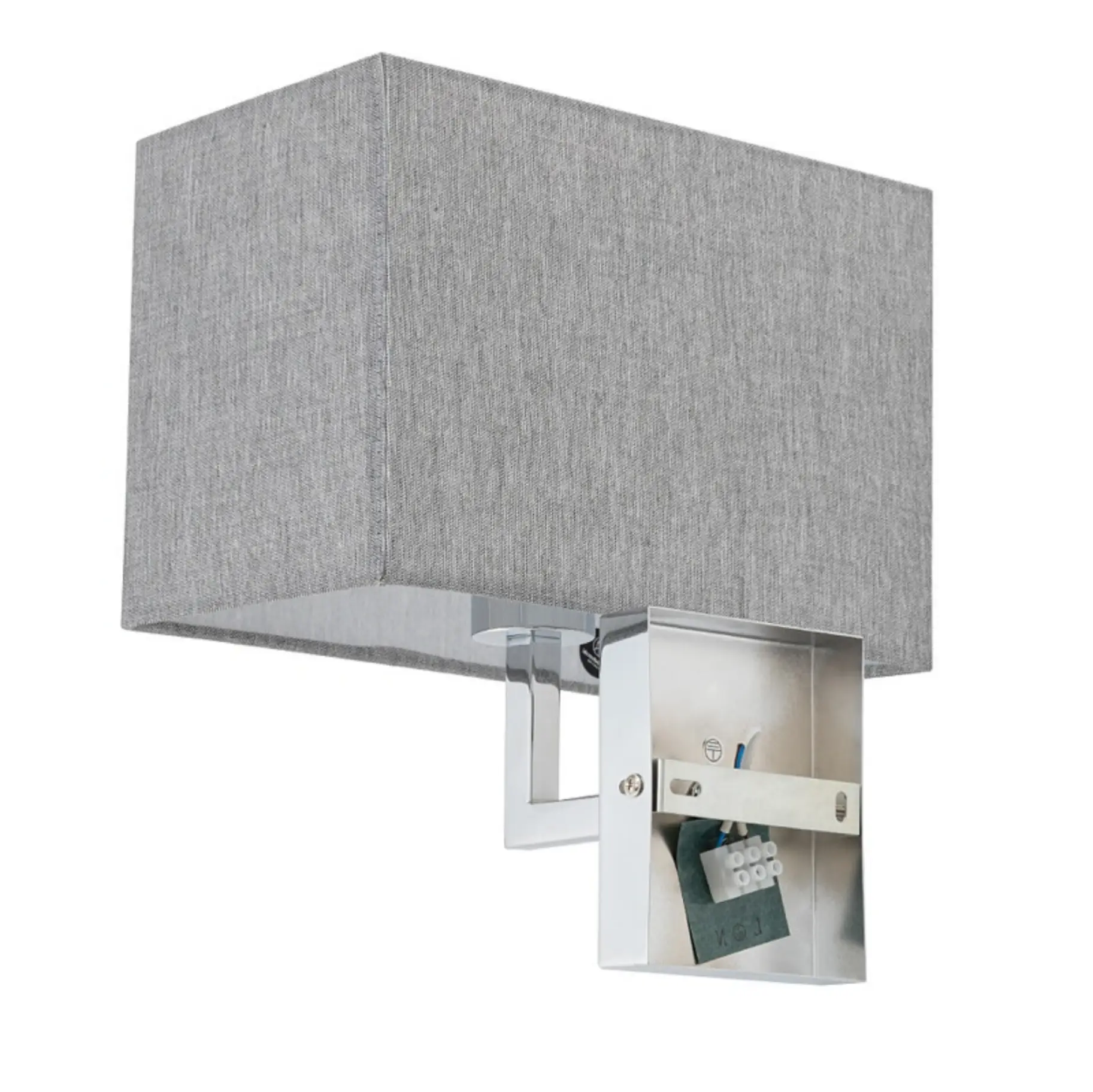 Бра Nowodvorski 11787 Hotel Mood E27 1x10W IP20 сірий купити