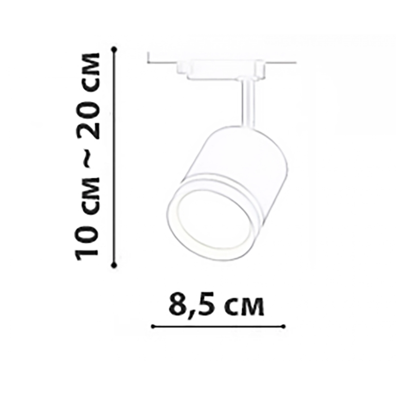 Трековий світильник Friendlylight Fara S LED 15W FL6009 купити