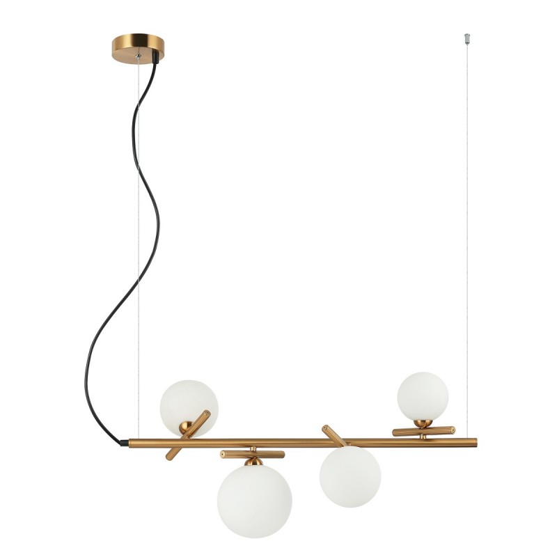 Люстра підвісна ITALUX PND-5622-4-BRO-W Reverso купити