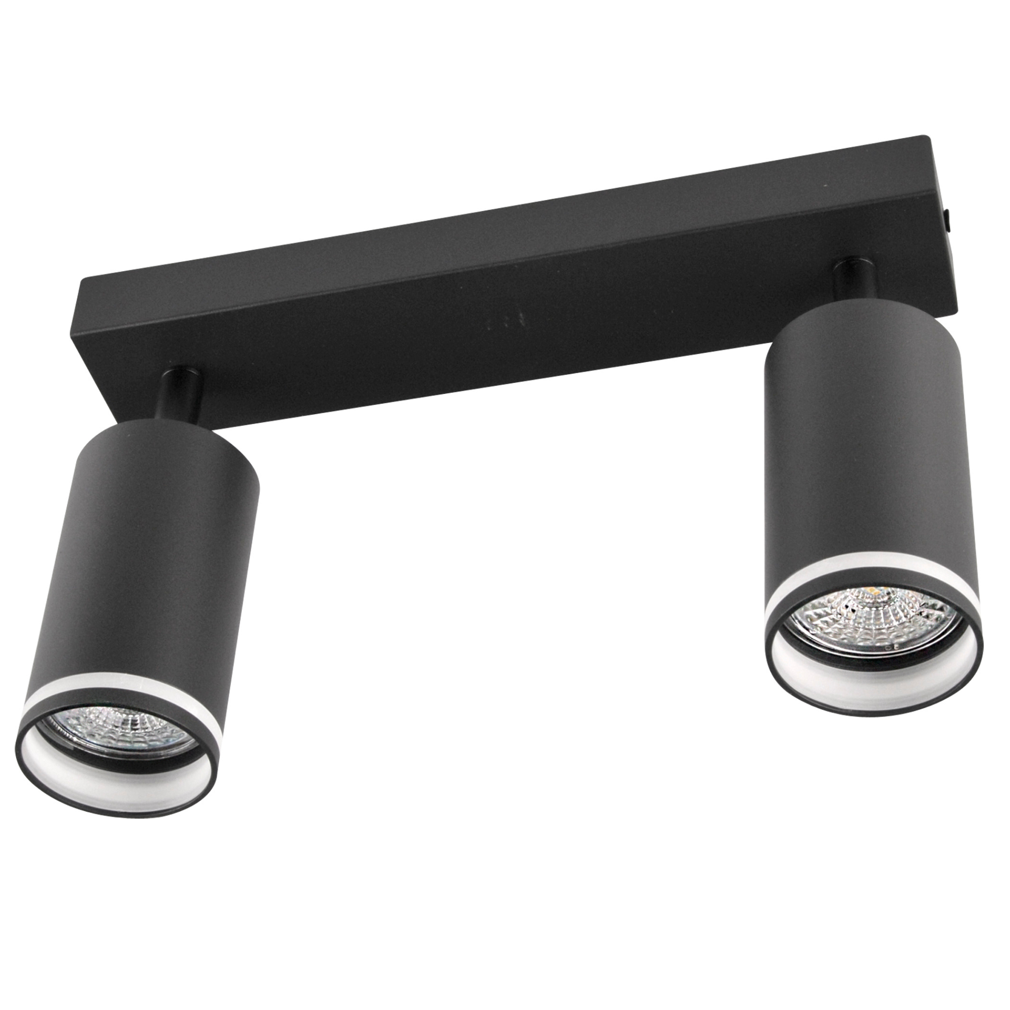 Спот Goldlux 322333 PARIS GU10 2x10W IP20 чорний купити