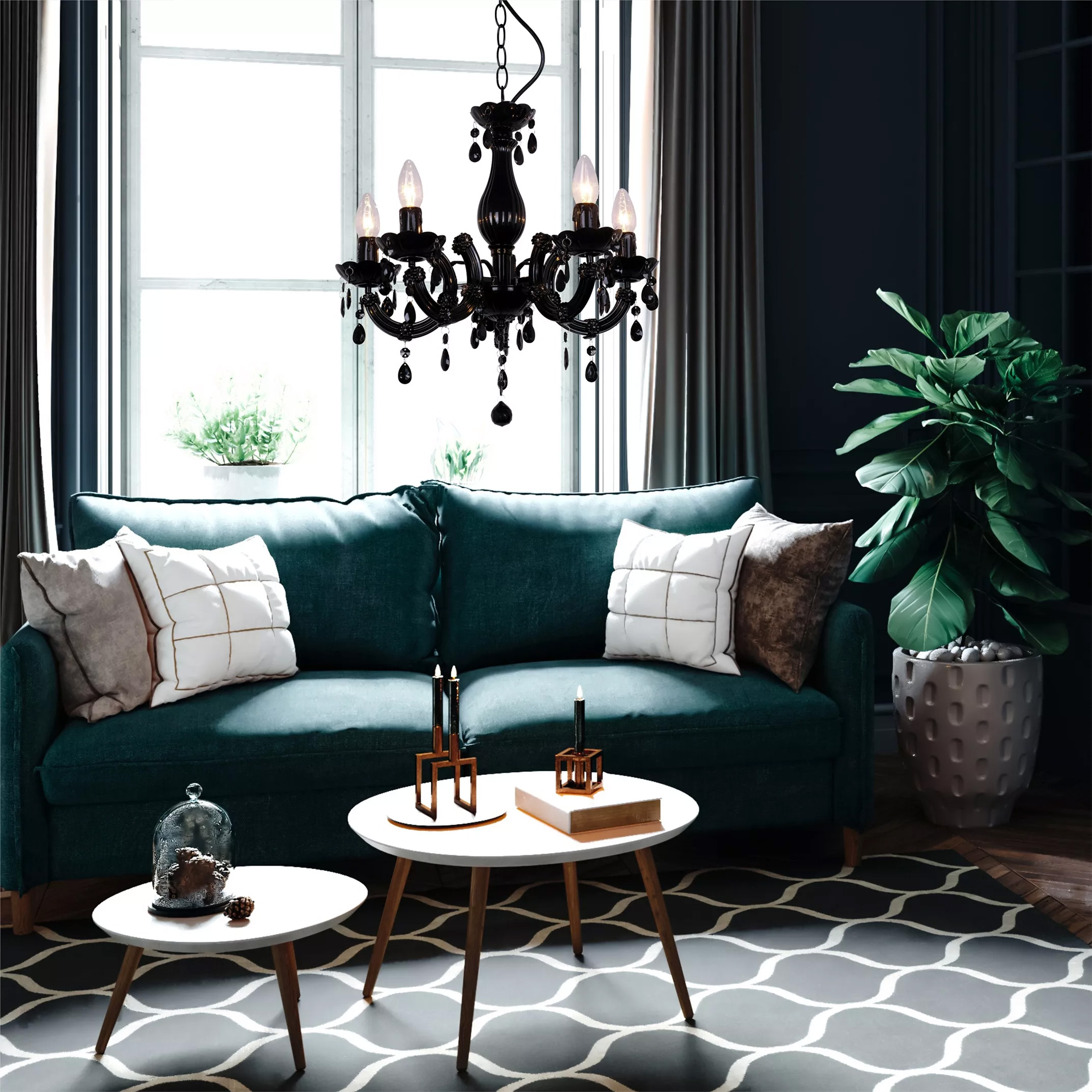 Підвісний світильник Zuma Line RLD94016-5B Magnolia купити