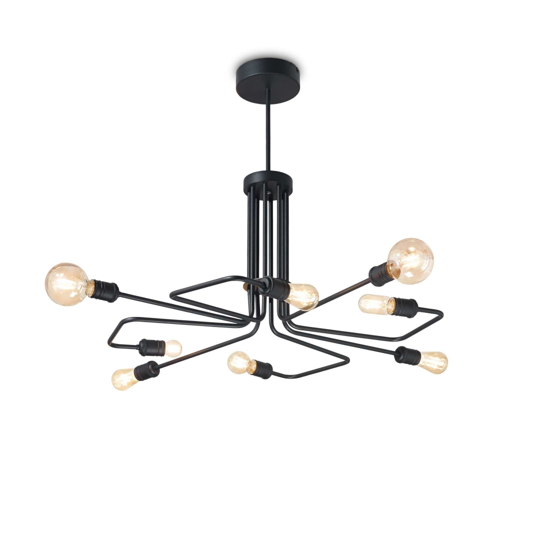 Люстра Ideal Lux TRIUMPH SP8 NERO (242347) купити
