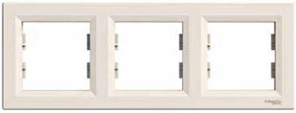 Рамка 3-постова, горизонтальна, кремовий (EPH5800323) купити